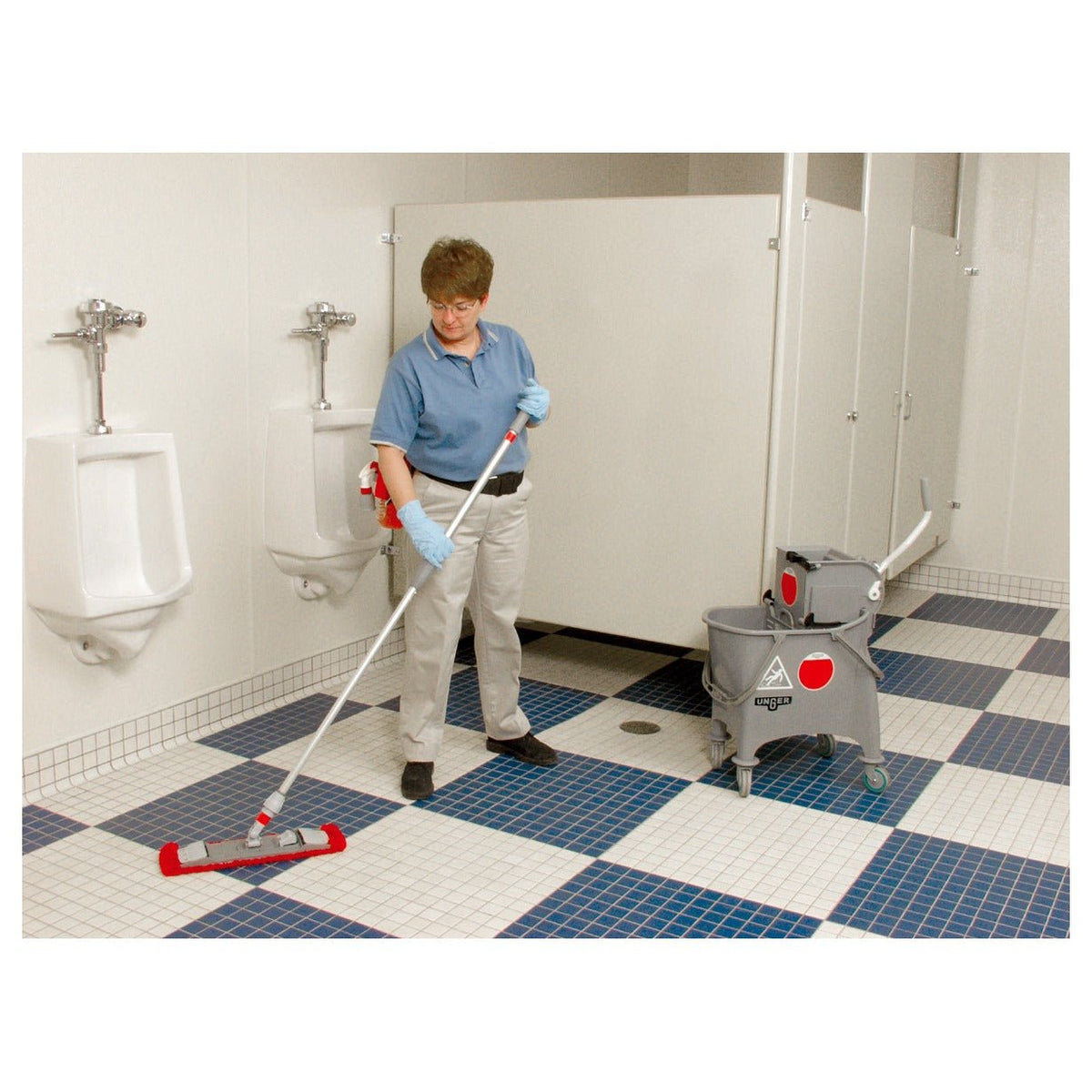 Unger SmartColor MicroMop, rot 15 mm Fasern
