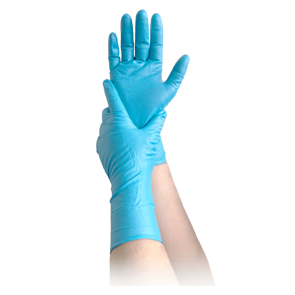 MaiMed-ChemGuard, guanto di protezione totale in nitrile non sterile, senza polvere, 50 pezzi/scatola