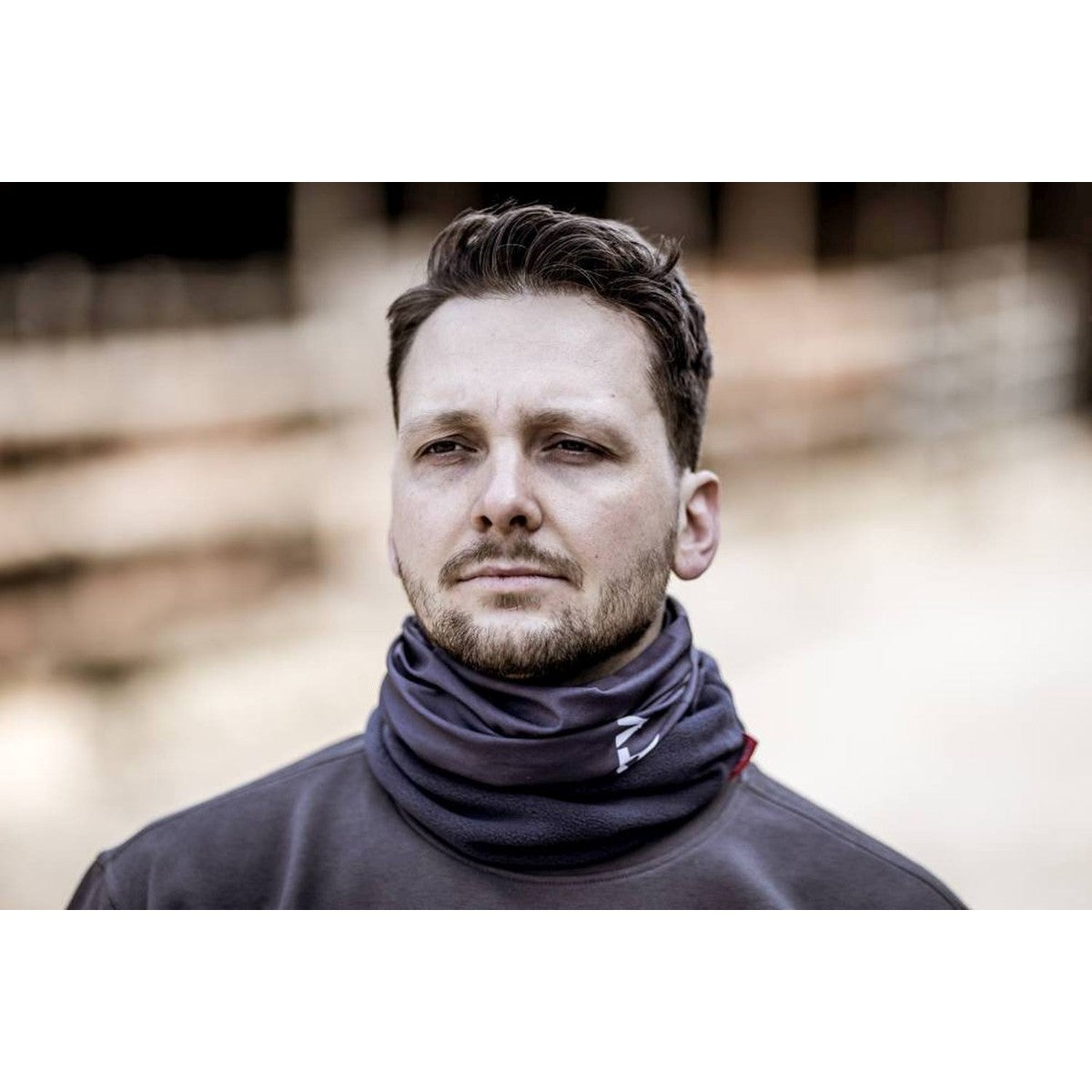 Telo tubolare multifunzionale NITRAS, antracite Poliestere: 100% | Confezione (1 pezzo)