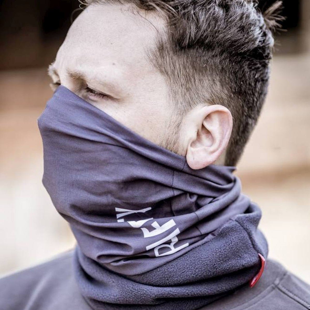 Telo tubolare multifunzionale NITRAS, antracite Poliestere: 100% | Confezione (1 pezzo)