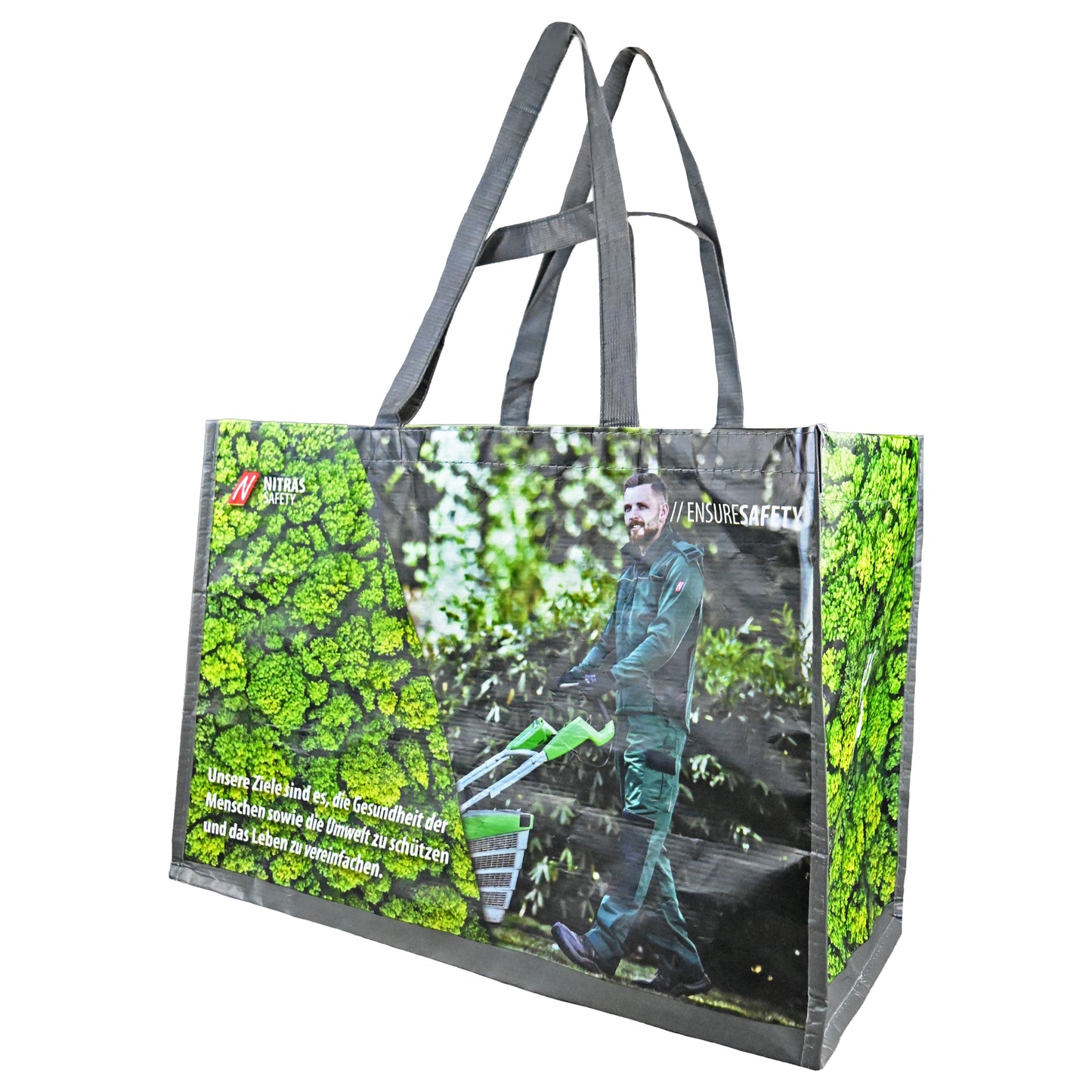 Sac NITRAS PET, recyclé, design changeant | Carton (1 paquet)