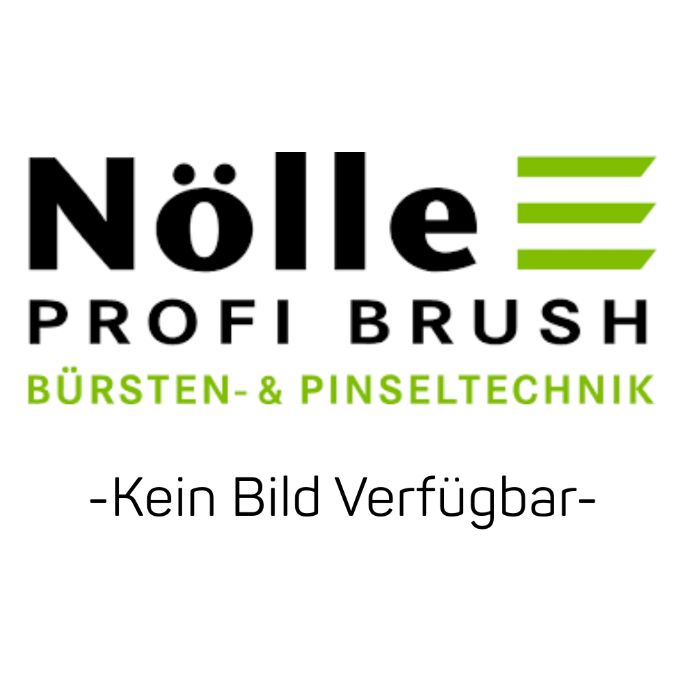 Le logo Nölle Profi Brush Bürsten- & Pinseltechnik e.K. avec "Bürsten- & Pinseltechnik" en vert et le texte "Aucune image disponible" pour les gants en vinyle Nölle Profi Brush par paquet de 100 selon EN455 1-4/EN21420/EN374 1,4,5/EN118600.