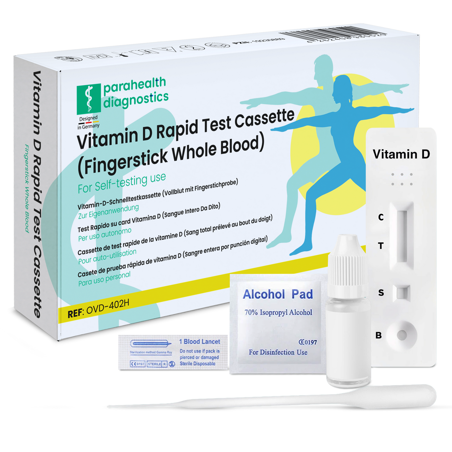 Test Test Vitamin-D Test Kit Rapid Rapid Test rapide | 1 morceau