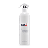 Il Seni Il neutralizzatore di odori Care della TZMO Deutschland GmbH è un flacone da 500 ml dotato di erogatore a spruzzo che garantisce un ambiente profumato. È provvisto di etichetta multilingue e del logo DEOPEX+ e neutralizza efficacemente gli odori nei vostri ambienti.