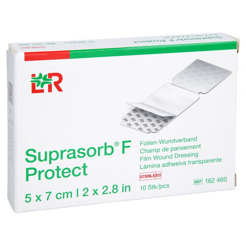 Suprasorb F Protect, Wundpflaster, 5 x 7cm, steril | Packung (10 Stück)