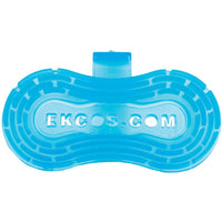 Le désodorisant Ekco Clip « Blau Fresh » de Diversey Deutschland GmbH & Co. OHG est un désodorisant bleu pour cuvette de WC, vendu en carton de 10 unités, conçu pour garantir une fraîcheur durable.