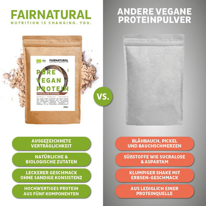 Cioccolato proteico in polvere biologico vegano senza soia