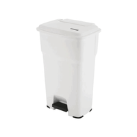 Vi presentiamo il cestino per rifiuti Vileda Professional Hera con pedale, bianco, prodotto da Vileda GmbH: un cestino per rifiuti rettangolare in plastica di colore bianco, dotato di pedale per un utilizzo senza mani. Il suo design prevede un supporto integrato per il sacchetto dei rifiuti, che ne migliora la funzionalità e lo rende ideale per l’uso sia a casa che in ufficio.
