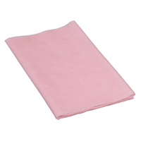 A neatly folded, rectangular piece of pink fabric from the Vileda Professional Standard Dusting Cloth Collection, measuring 24 x 60 cm and designed for scratch-free cleaning, lies flat on a white background.
