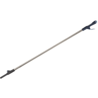 Il supporto per mop in acciaio inossidabile Vileda Professional SprayPro della Vileda GmbH è un elegante attrezzo in metallo con impugnatura blu e manico nero, ideale per raccogliere in modo efficiente oggetti da lontano. Ispirato alla linea Professional, garantisce precisione nella vostra routine di pulizia (manico con misurino da 500 ml incluso).