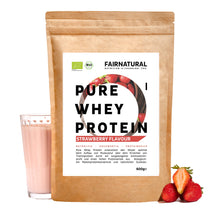 Bio Whey Protein Pulver Erdbeere