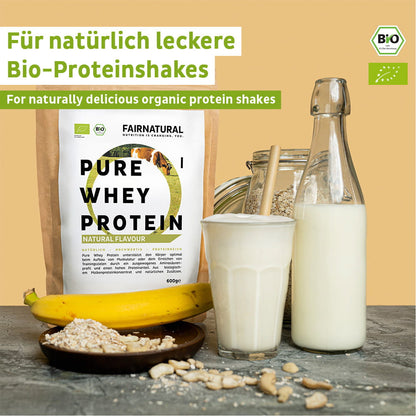 Proteine del siero di latte biologiche in polvere neutre
