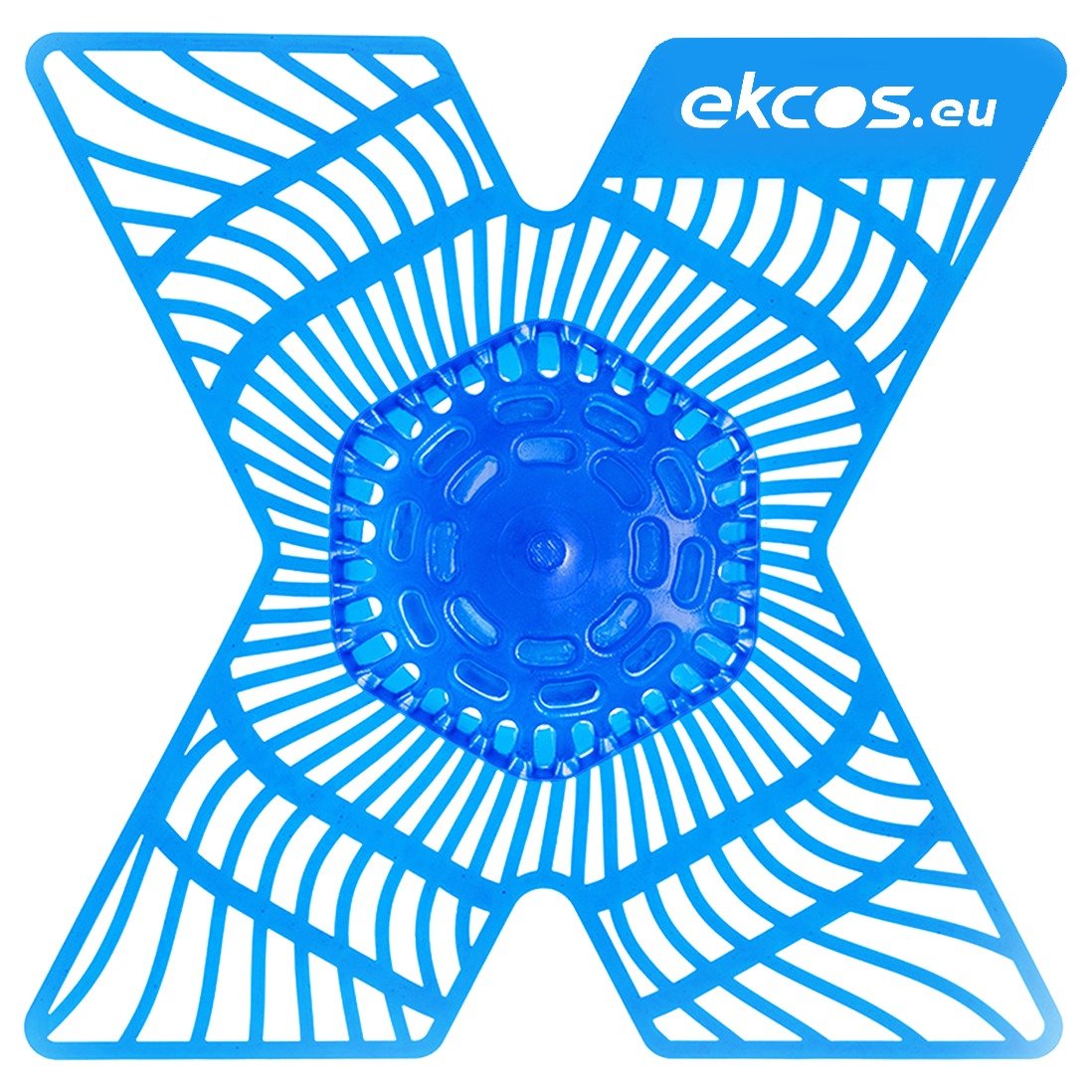 ëkcos xcrën puck Urinalsieb, Duft fresh, bis 30 Tage blau