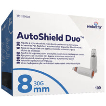 Aghi per penna di sicurezza Embecta AutoShield Duo, 100 pezzi - 30G - 8mm