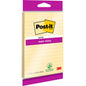 Post-it® Super Sticky Notes im Großformat von 3M Deutschland GmbH: Liniert, extra starker Halt, 102 x 152 mm, 45 Blatt pro Block, aus 100% PEFC-zertifiziertem Papier.
