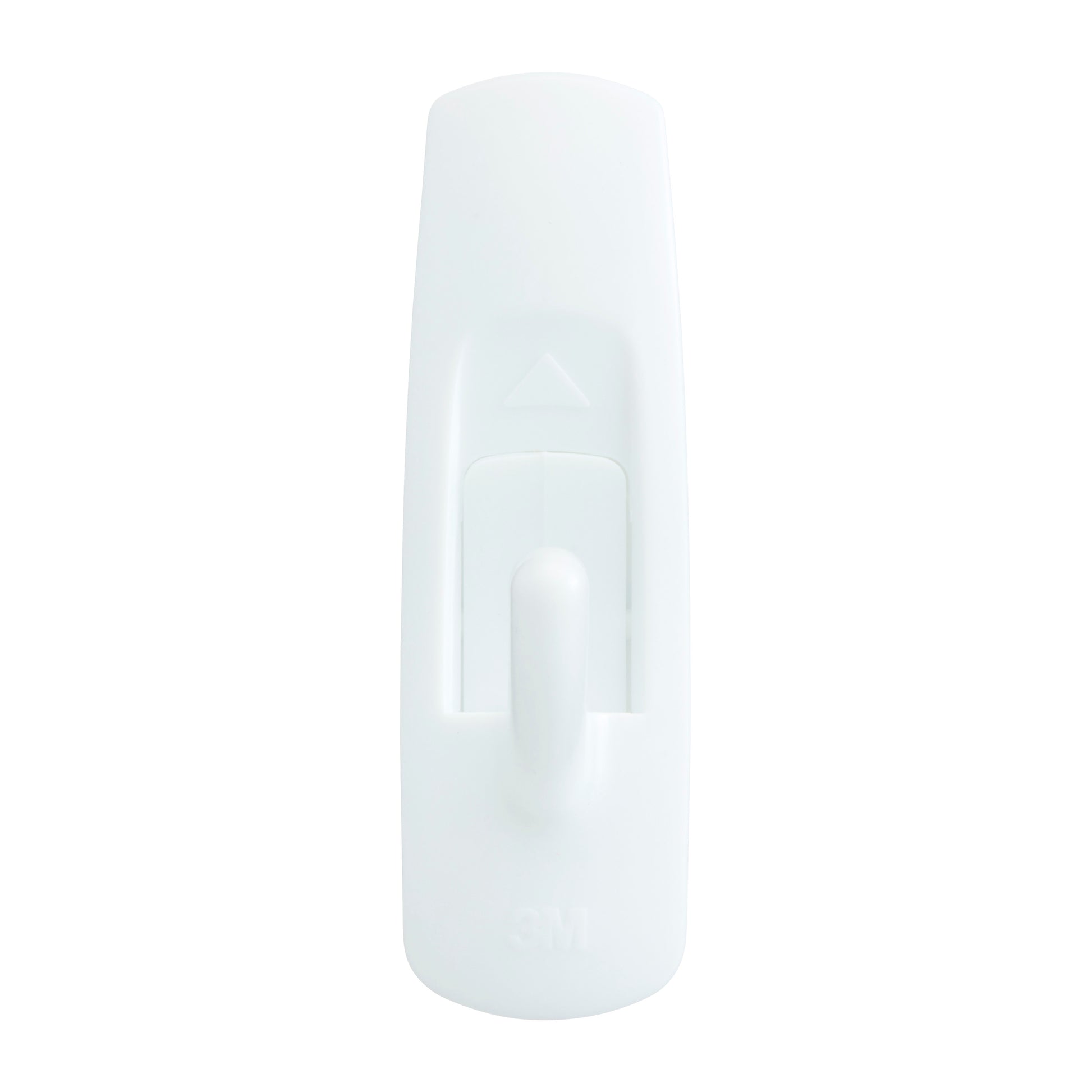 Der 3M Deutschland GmbH Mittelgroße Command™ Mehrzweckhaken M, 17001-2, ist ein schlichter weißer Kunststoff-Wandhaken mit rechteckigem Rückteil und dezentem Pfeil, ideal als praktischer Haken im Vorteilspack (1 Stück).