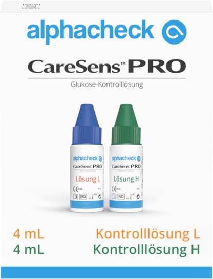 CareSens Pro Kontrolllösung H | Flasche (4 ml)