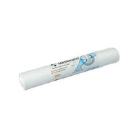Eine Rolle EMIL DEISS KG (GmbH + Co.) DEISS 6080 Müllsäcke, 620x800x0,018 mm natur (10 Stück), kommt mit einer beschrifteten Hülle mit Text und Handabbildung - ideal für robuste Entsorgungslösungen.