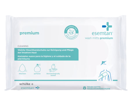 esemtan wash mitts premium 8 ST SP | Packung (8 Stück)