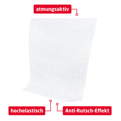 Leukoplast elastomull haft, kohäsive Fixierbinde, weiß