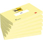 Post-it® Notes, Canary Yellow, 76 mm x 127 mm, 100 Blatt/Block, 6 Blöcke/Packung, 100% PEFC, SGSCH-PEFC-COC-110078 | Packung (6 Stück)
