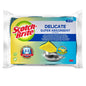 Spugna per pulizia delicata in fibra naturale antigraffio Scotch-Brite®, confezione da 10 - Spugna altamente assorbente ideale per le attività di pulizia quotidiane | Scatola di cartone (1 pezzo)