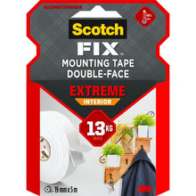Scotch-FIX™ Extreme Double Sided Interior Mounting Tape PGS05-1950-P, 19mm x 5m, 1 Roll/Pack | Pack (1 roll)