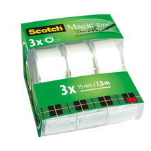 Scotch® Magic™ Invisible Tape 3 Rolls 19mm x 7.5m with Hand Dispenser | Pack (3 rolls)