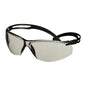 Lunettes de sécurité 3M™ SecureFit™ 500, branches noires, revêtement antibuée/anti-rayures Scotchgard™ (K&N), lentille gris clair intérieur/extérieur, SF507SGAF-BLK-EU, 20 par paquet | Paquet (1 pièce)