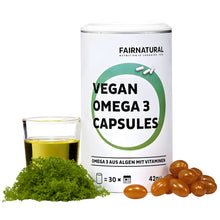 Vegan Omega 3 capsules made from algae